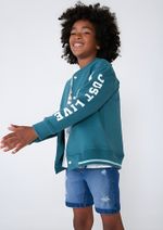 Jaqueta Infantil Menino Com Bolso Em Moletom