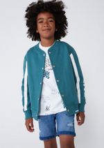 Jaqueta Infantil Menino Com Bolso Em Moletom