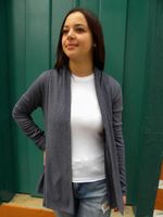 Casaco Cardigan Aberto Manga Longa