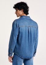 Camisa Masculina Jeans Manga Longa