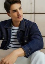 Jaqueta Jeans Masculina Trucker