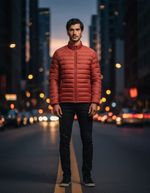 Jaqueta Básica Masculina Puffer Regular Matelassê