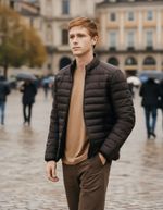 Jaqueta Básica Masculina Puffer Regular Matelassê