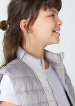 Colete Puffer Infantil Unissex Com Bolsos