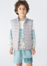 Colete Puffer Infantil Unissex Com Bolsos