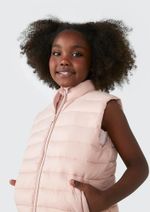 Colete Puffer Infantil Unissex Com Bolsos
