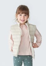 Colete Puffer Infantil Unissex Com Bolsos