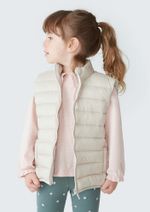 Colete Puffer Infantil Unissex Com Bolsos