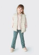 Colete Puffer Infantil Unissex Com Bolsos