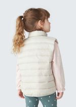 Colete Puffer Infantil Unissex Com Bolsos