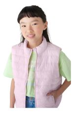 Colete Puffer Infantil Unissex Com Bolsos