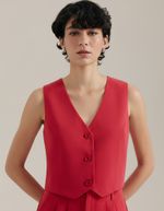 Colete Feminino Em Crepe