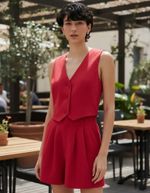 Colete Feminino Em Crepe