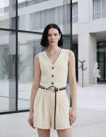 Colete Feminino Em Crepe