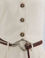 Colete Feminino Em Crepe