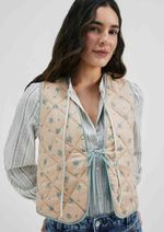 Colete Feminino Estampado Matelassê