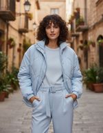 Jaqueta Puffer Feminina Oversized