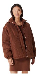 Jaqueta Puffer Feminina Oversized