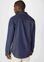 Camisa Jeans Masculina Manga Longa