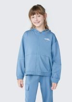 Jaqueta De Moletom Infantil Menina Com Capuz