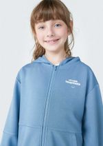 Jaqueta De Moletom Infantil Menina Com Capuz