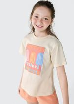 Pijama Infantil Menina Curto Com Estampa