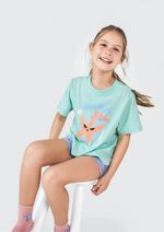 Pijama Infantil Menina Curto Com Estampa