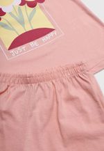 Pijama Infantil Menina Curto Com Estampa