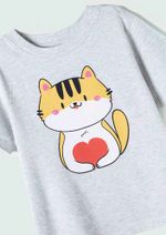 Pijama Infantil Menina Curto Com Estampa