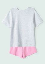 Pijama Infantil Menina Curto Com Estampa