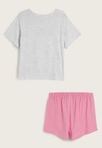 Pijama Infantil Menina Curto Com Estampa