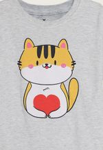 Pijama Infantil Menina Curto Com Estampa