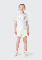 Pijama Infantil Menina Curto Com Estampa