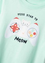 Pijama Infantil Menina Curto Com Estampa
