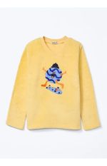 Pijama Infantil Menino Longo Estampado Em Fleece