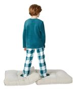 Pijama Infantil Menino Longo Estampado Em Fleece