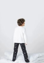 Pijama Infantil Menino Longo Estampado Em Fleece