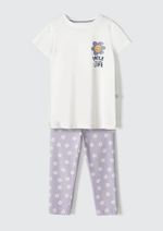 Conjunto Infantil Menina Com Calça Estampada