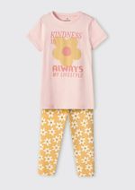 Conjunto Infantil Menina Com Calça Estampada