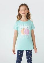Conjunto Infantil Menina Com Calça Estampada