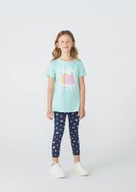 Conjunto Infantil Menina Com Calça Estampada
