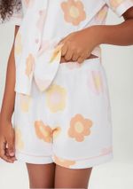 Pijama Infantil Menina Estampado Curto 2 Peças