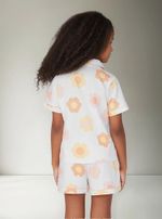Pijama Infantil Menina Estampado Curto 2 Peças