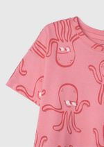 Pijama Curto Infantil Menina + Scrunchie