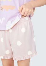 Pijama Curto Infantil Menina + Scrunchie