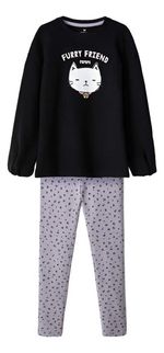 Conjunto Longo Infantil Menina Com Estampa
