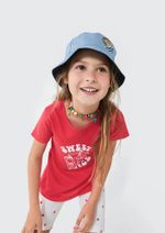 Conjunto Infantil Menina Curto Com Estampa