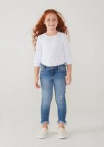 Blusa Básica Infantil Menina Manga Longa (6326 X)