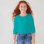 Blusa Básica Infantil Menina Manga Longa (6326 X)