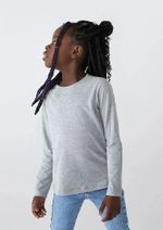 Blusa Básica Infantil Menina Manga Longa (6326 X)